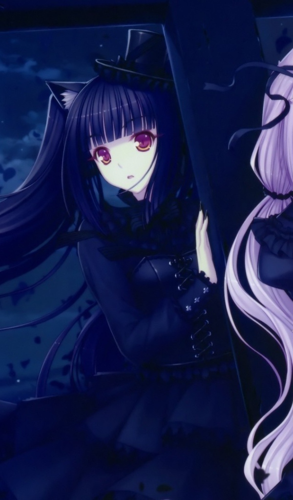 Мрачные персонажи аниме Neko Para