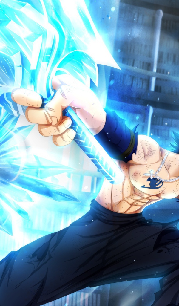 Персонаж Грей из аниме Сказка о хвосте феи