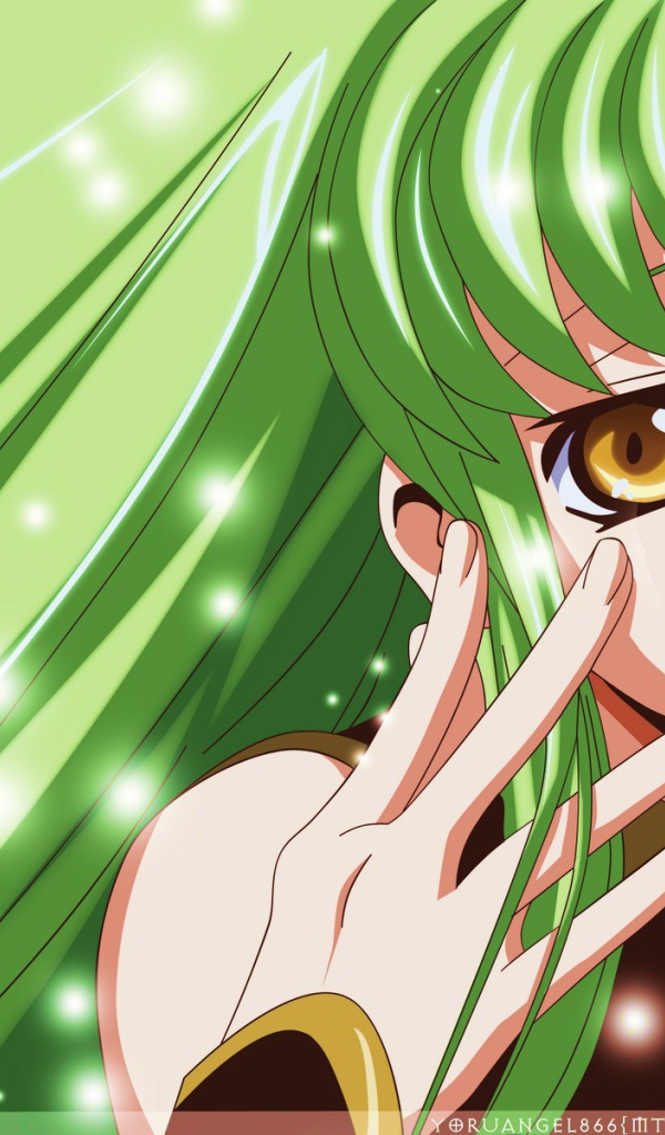 Зеленоволосая девушка аниме, Code Geass