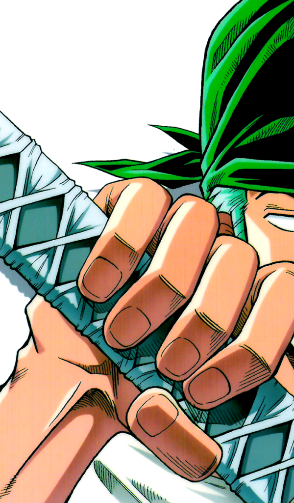 Зеленая косынка на голове пирата в аниме Большой куш