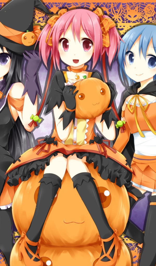 Герои аниме Mahou Shoujo Madoka Magica