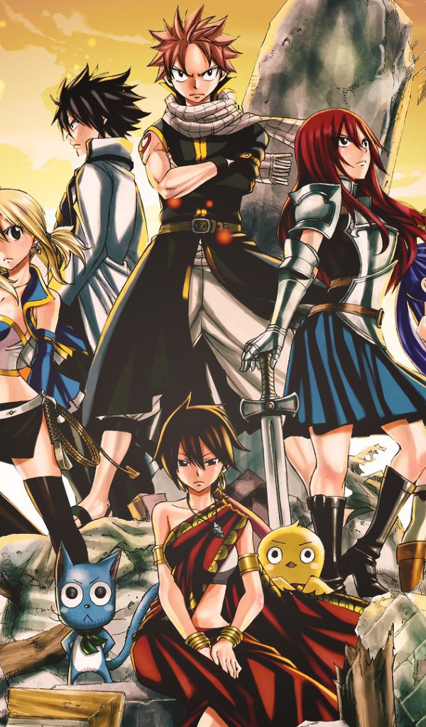 Герои разных манг аниме