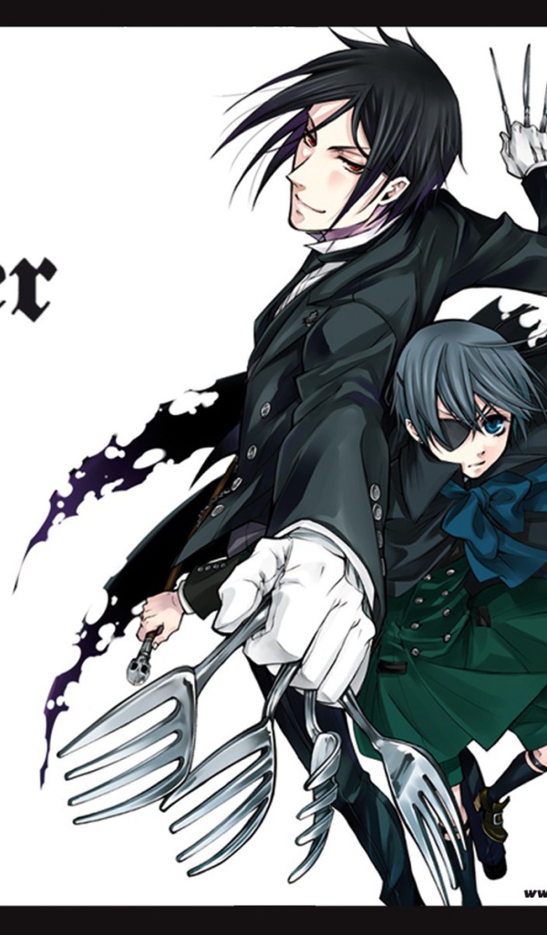 Японское аниме Тёмный дворецкий