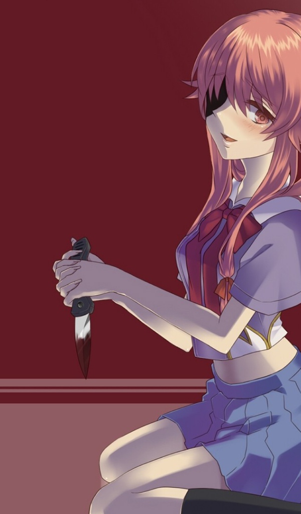 Юно Гассаи в аниме Яндере