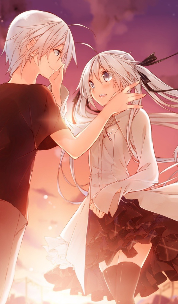 Влюбленные в аниме Связанные небом