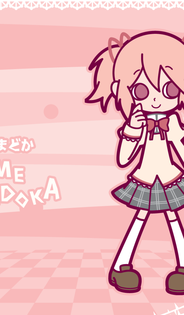 Канаме Мадока из аниме Девочка-волшебница Мадока