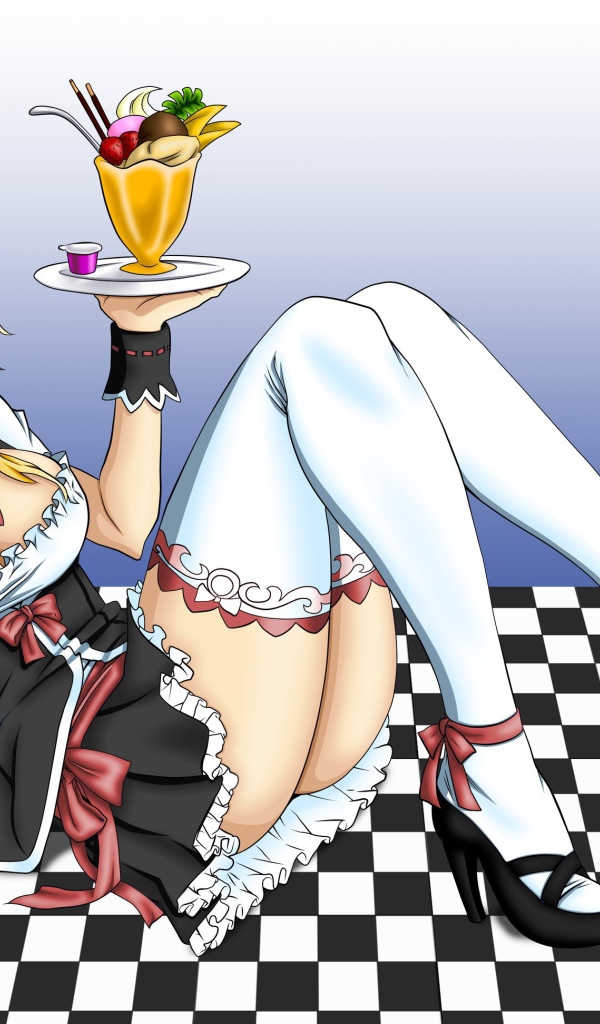 Горничная в аниме Сказка о хвосте феи