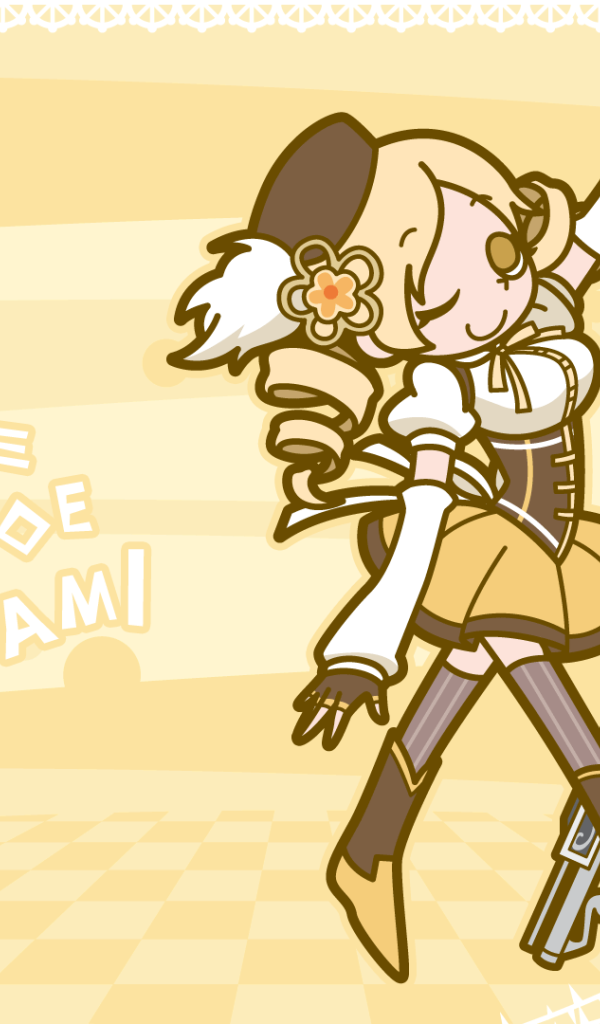 Томое Мами из аниме Девочка-волшебница Мадока