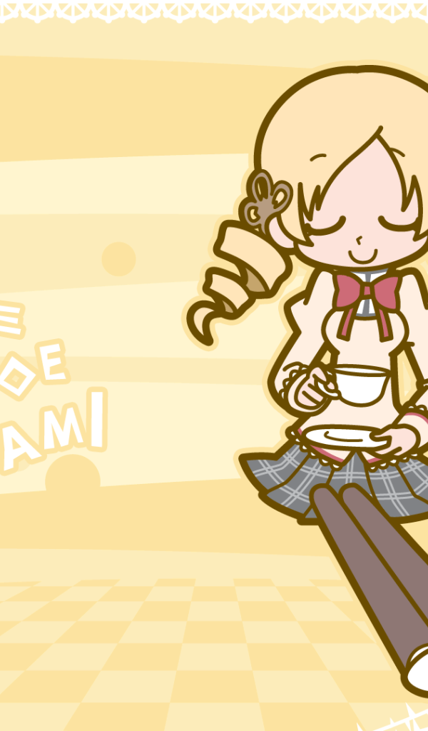 Персонаж Томое Мами из аниме Девочка-волшебница Мадока