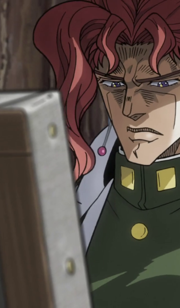 Парень из аниме Приключения Джоджо