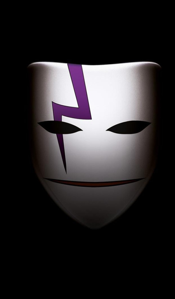 Маска в аниме Темнее черного