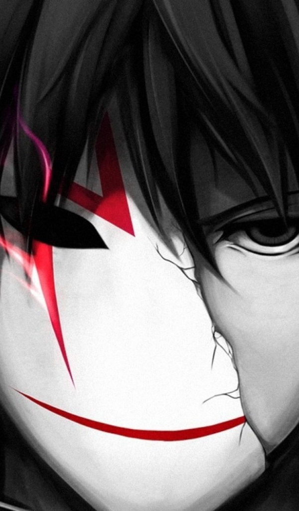 Герой в маске, аниме Темнее черного