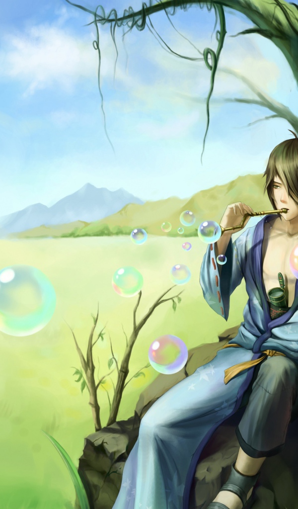 Наруто среди мыльных пузырей, аниме