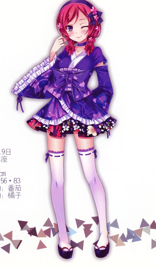 Нишикино Маки персонаж аниме Love Live