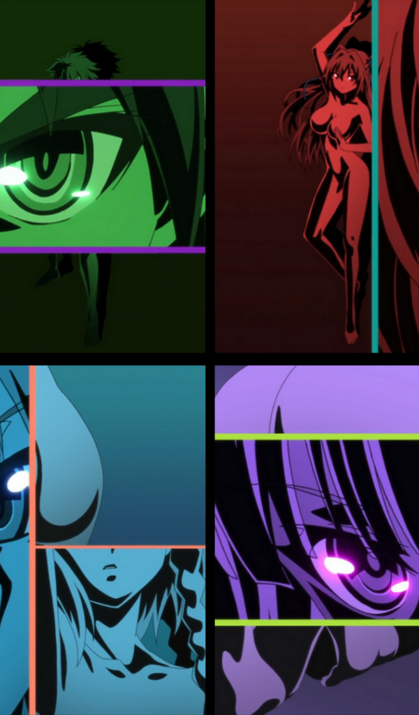 Лица героев аниме