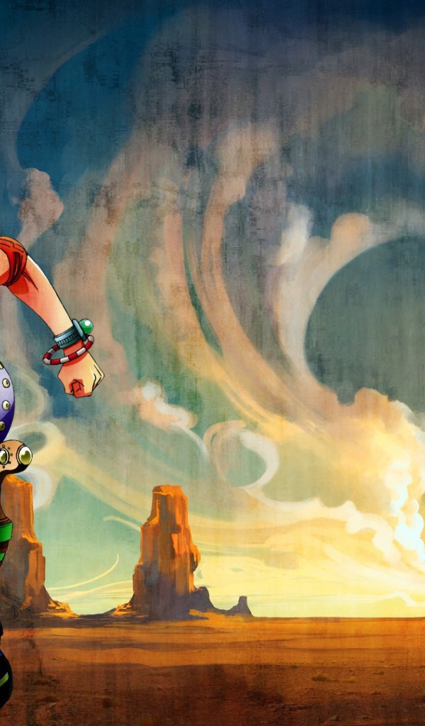 Портгас Д. Эйс бежит по пустыне, аниме