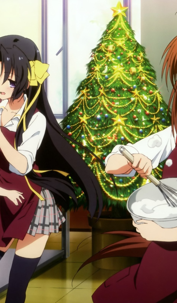 Подготовка к празднику в аниме Маленькие проказники