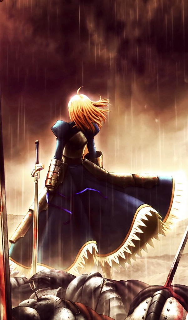 Дождь после битвы, аниме Ночь прибытия