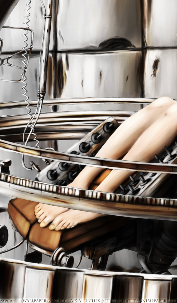 Рыжая девушка в аниме Эйр Гир