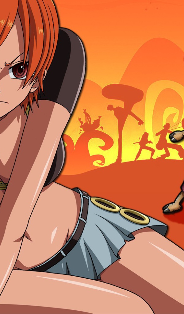 Рыжая Нами из аниме Большой куш