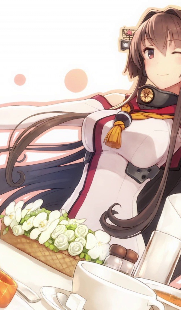 Угощение в аниме Kantai Collection