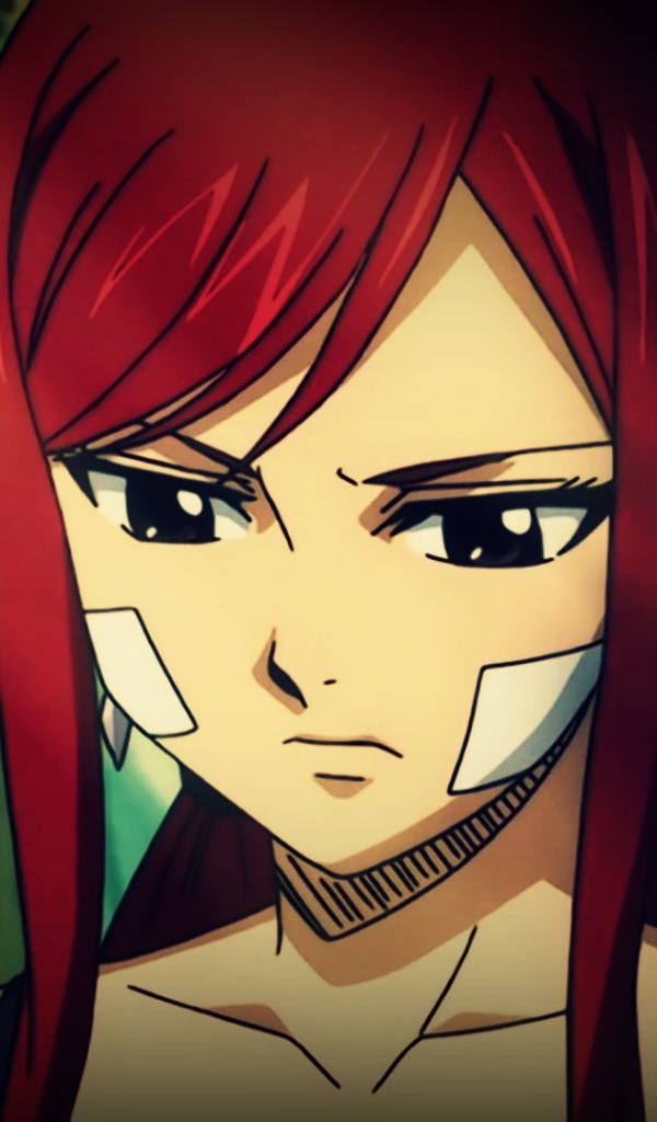 Грустная девушка в аниме Сказка о хвосте феи