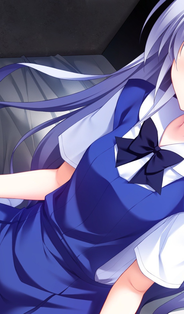 Школьница из аниме Grisaia no Kajitsu