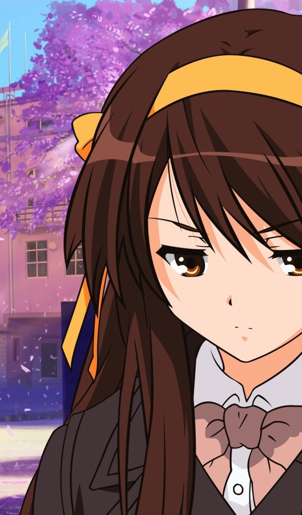 Школьница из аниме Харухи Судзумия