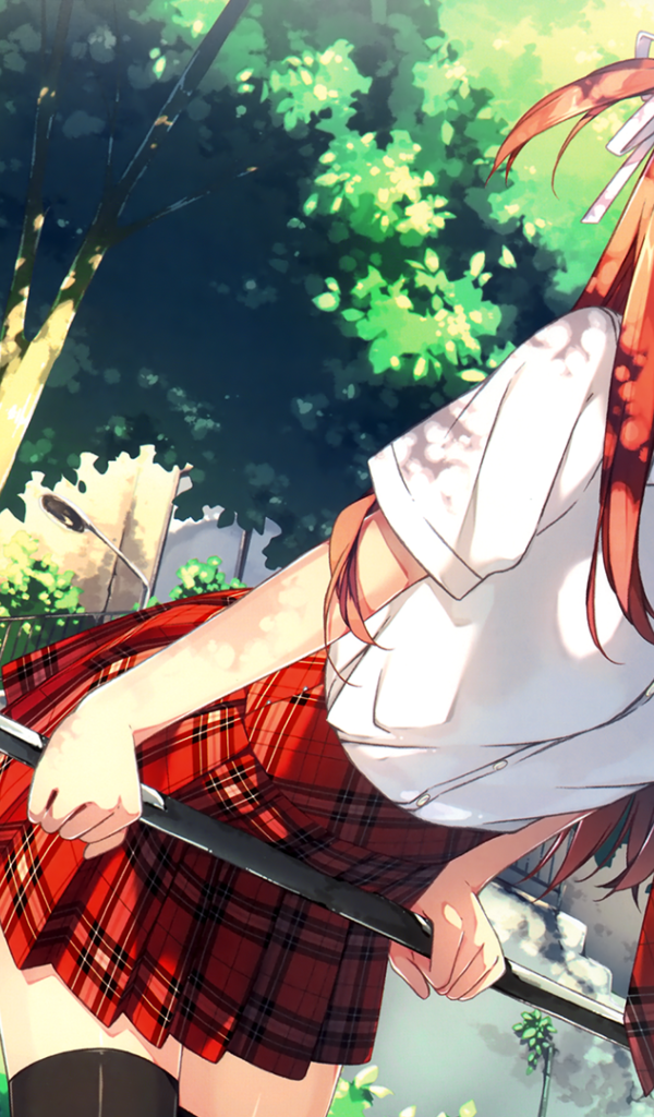 Школьница из аниме Kantoku