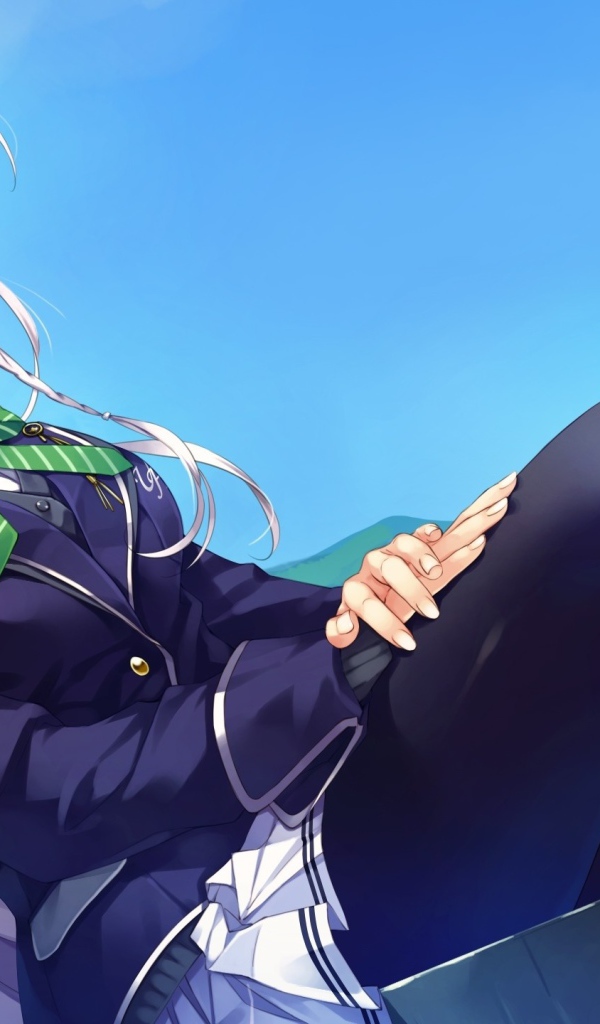 Школьница в аниме Ushinawareta Mirai wo Motomete