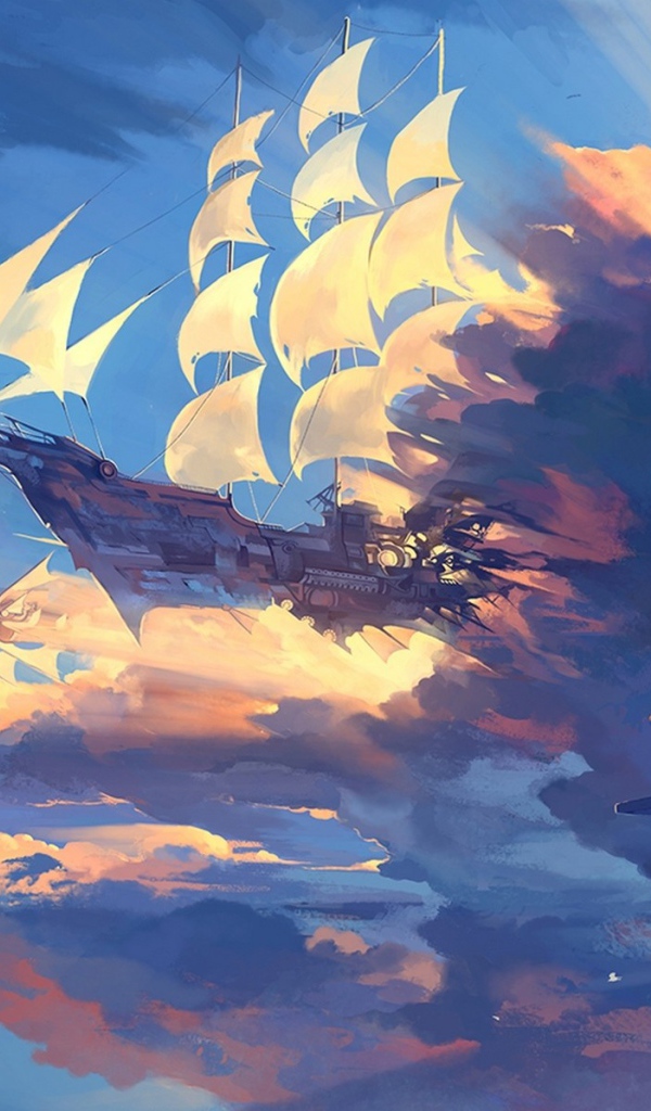 Корабли в небесном океане, аниме