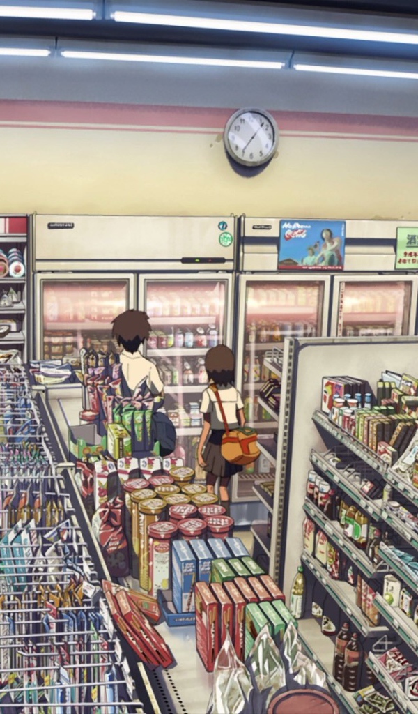 Магазин в аниме Пять сантиметров в секунду