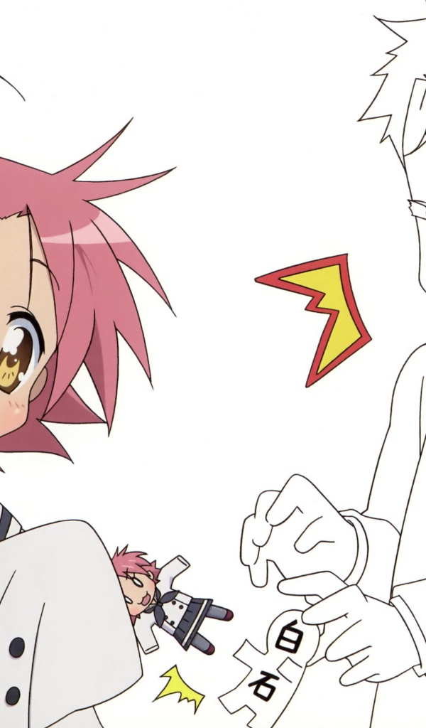 Эскиз рисунка аниме