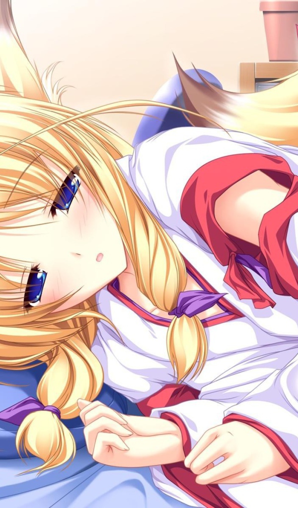 Сонная девушка из аниме Ina Koi