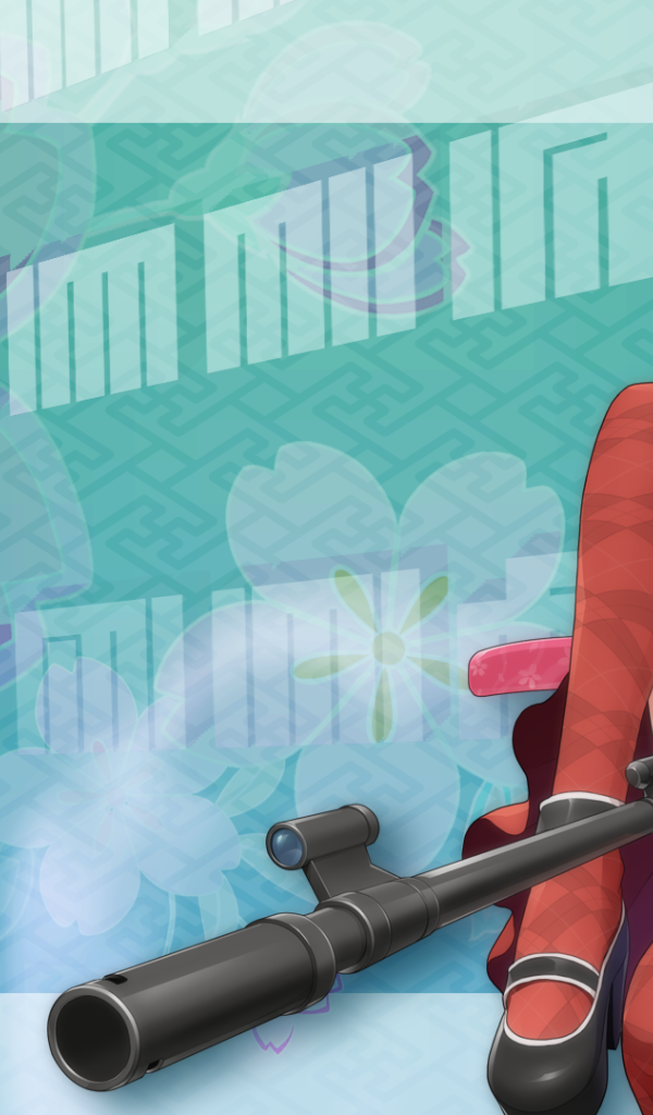 Девушка снайпер в аниме Onigirl