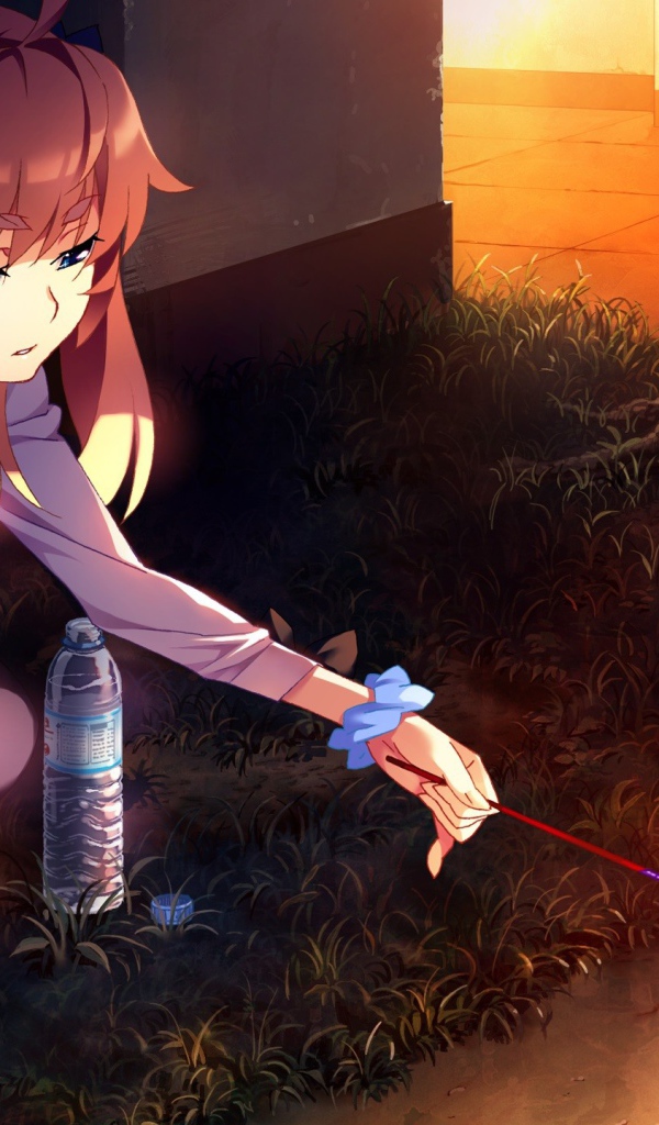 Волшебница в аниме Натюрморт в серых тонах