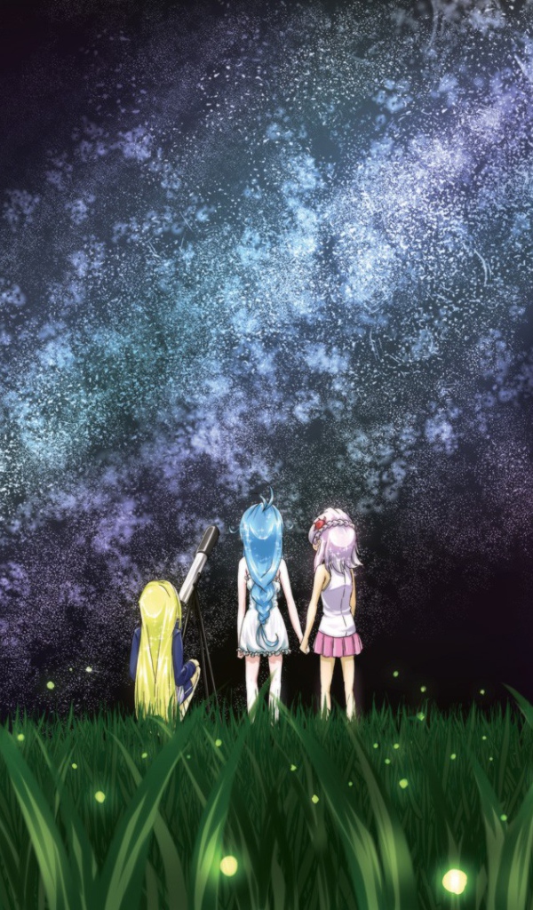 Звездное небо в аниме Моя кузина - инопланетянка