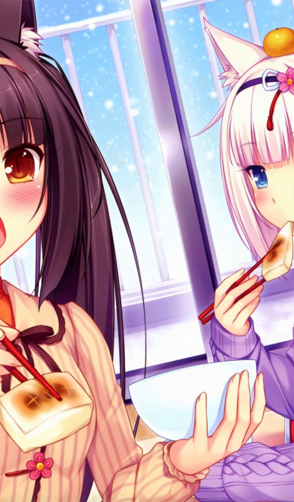 Суши в аниме Neko Para