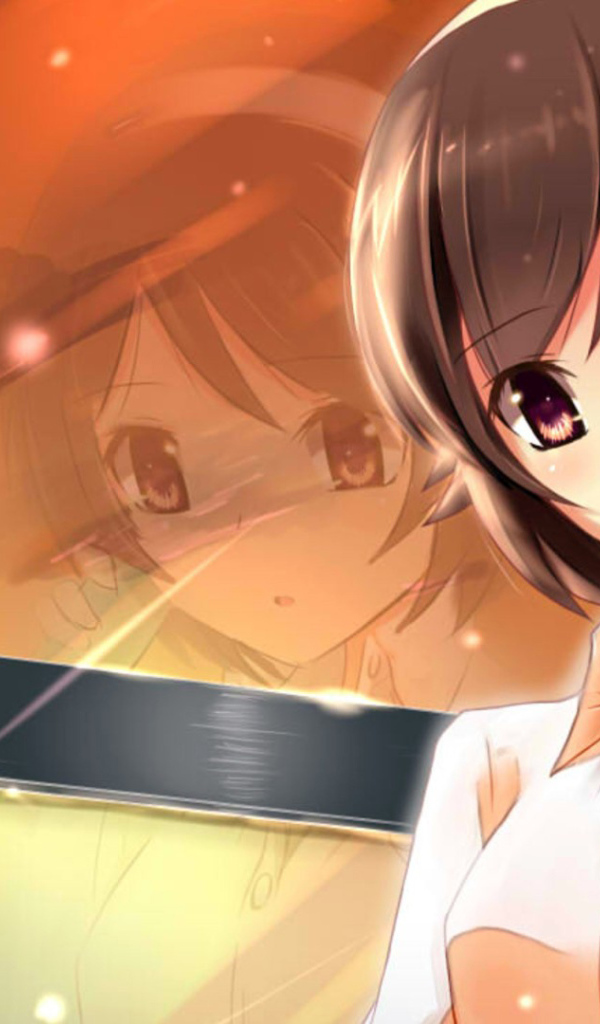 Разговор по телефону в аниме Одному лишь Богу ведомый мир