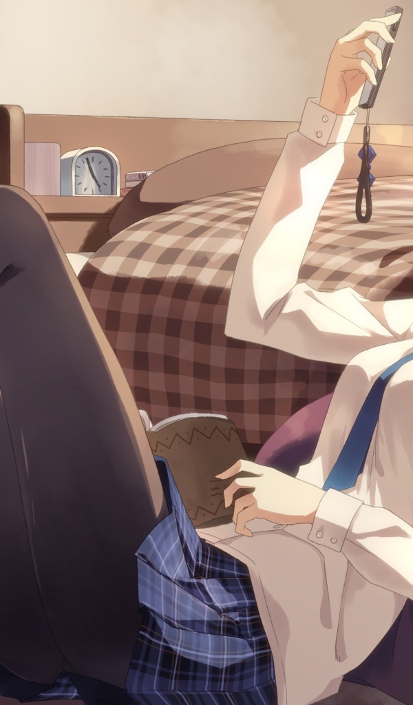 Тацуя Юкки в своей комнате, аниме