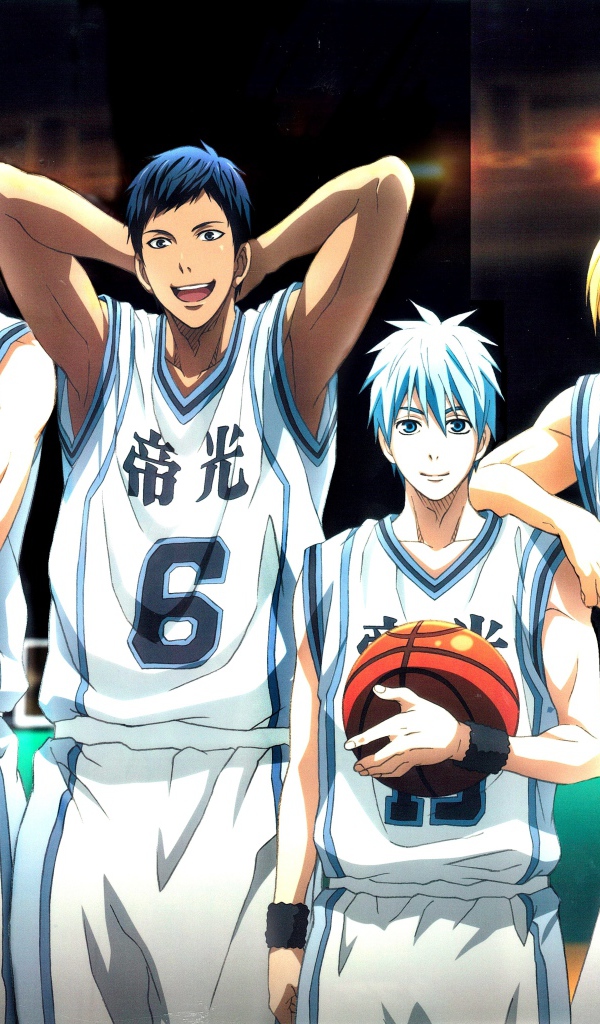 Команда из аниме Куроко баскетбол