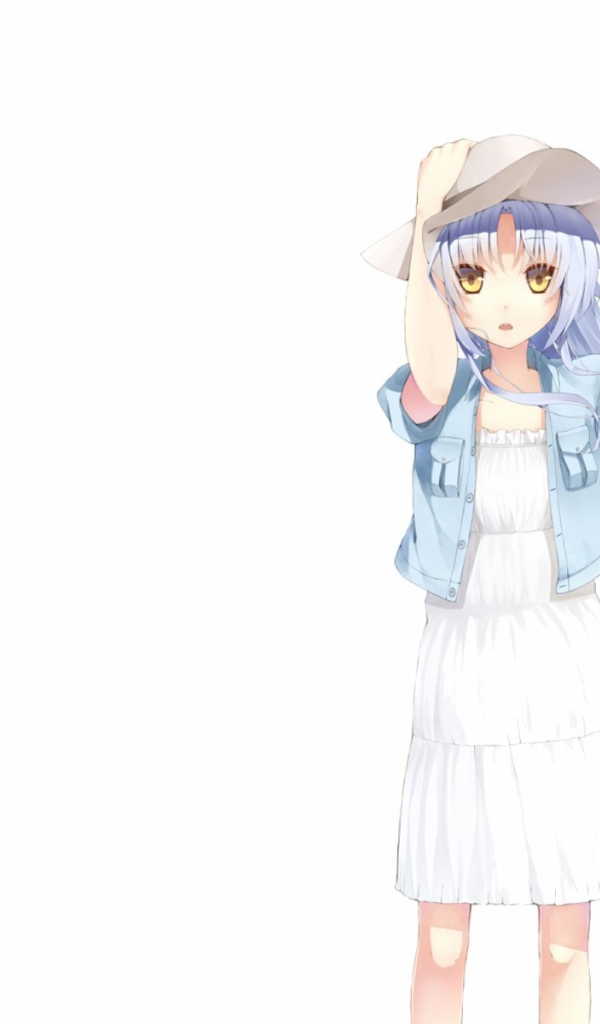 Девушка в шляпе, аниме Ангельские ритмы