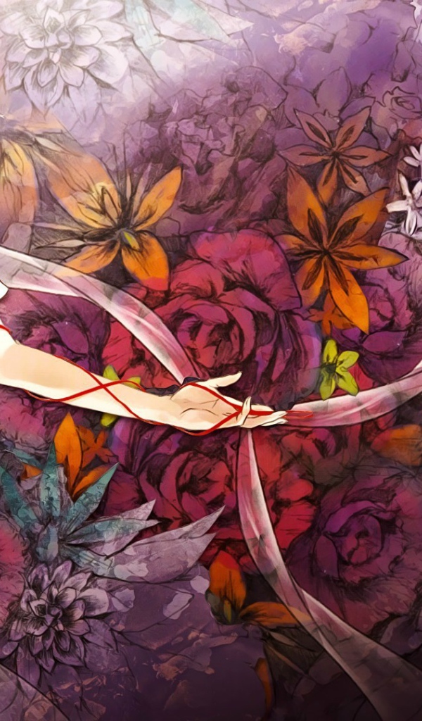 Девушка в цветах, аниме Корона греха