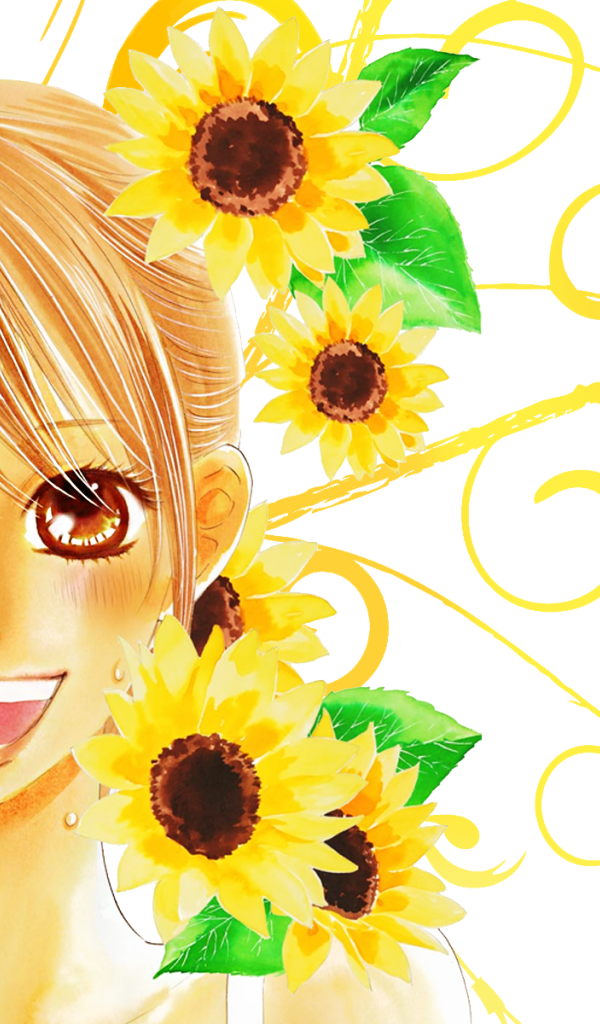 Девушка в цветах в аниме Тихаяфуру