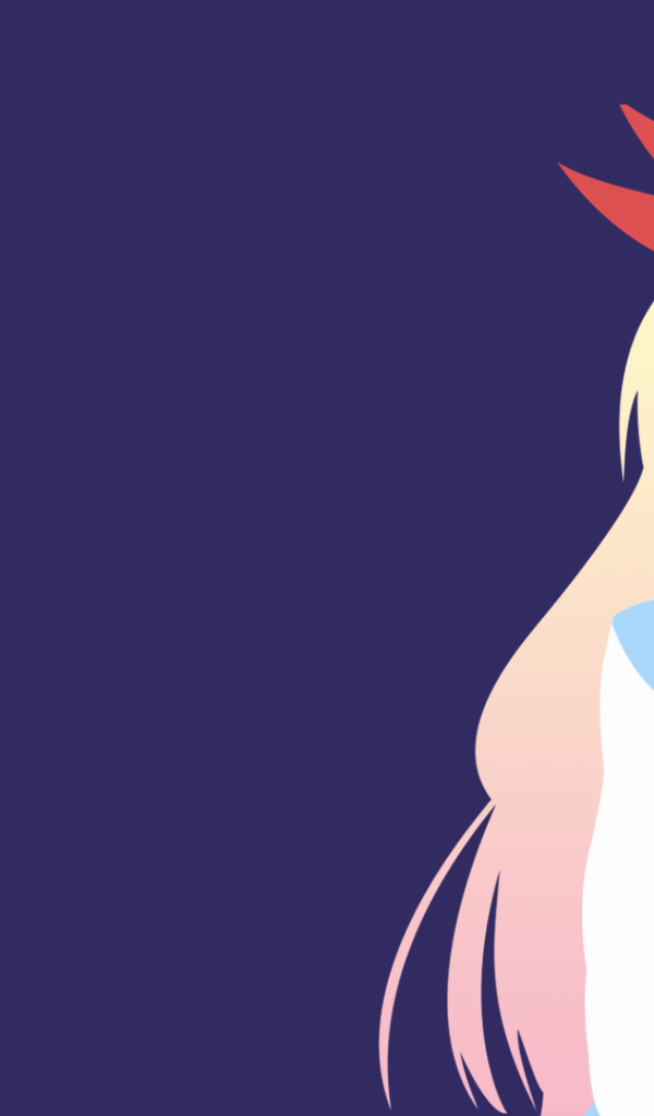 Девушка на синем фоне, аниме Притворная любовь