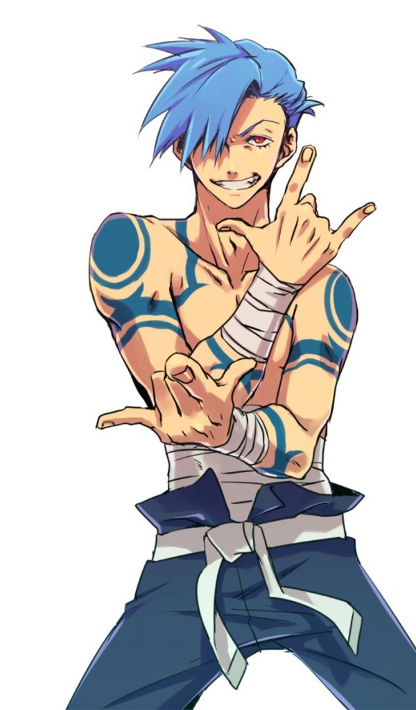 Парень из аниме Гуррен-Лаганн