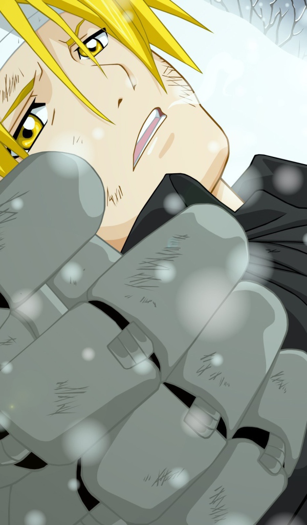 Парень с желтыми волосами из аниме