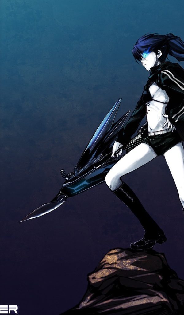 Герой аниме Стрелок с Черной скалы