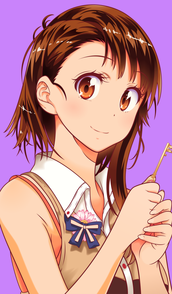 Ключ в руке девушки аниме Onodera Kosaki