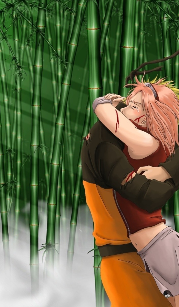 Встреча влюбленных в бамбуковом лесу, аниме